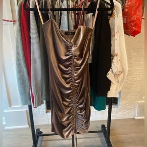 4. Crushed Velvet Mini Dress